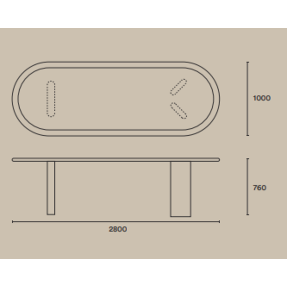 Duran Hudson Dining Table