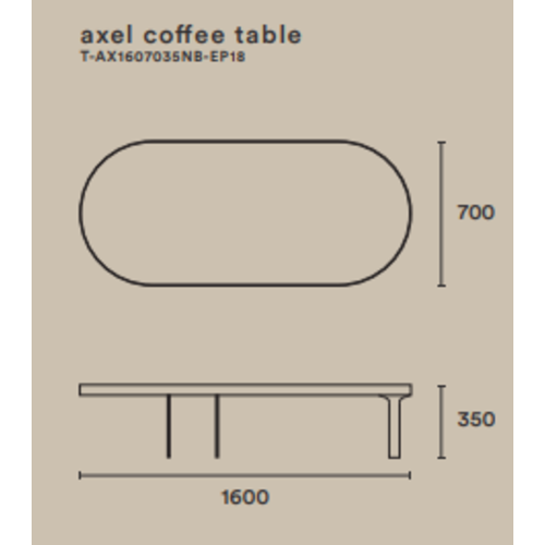 Duran Axel Large Coffee Table