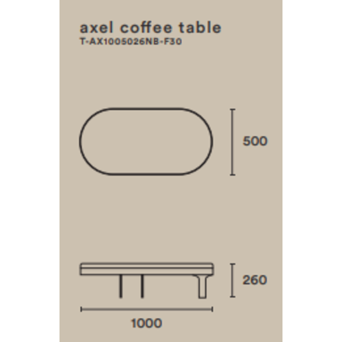 Duran Axel Medium Coffee Table