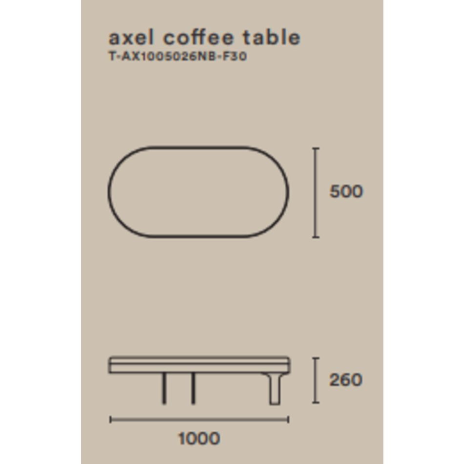 Duran Axel Medium Coffee Table