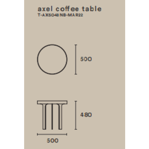 Duran Axel Small Coffee Table