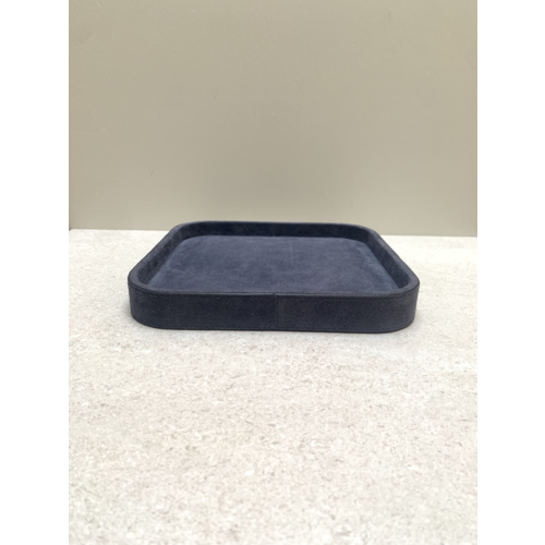 Giobagnara Polo Valet Tray Square S Suede (HV121) - Royal blue (A12)