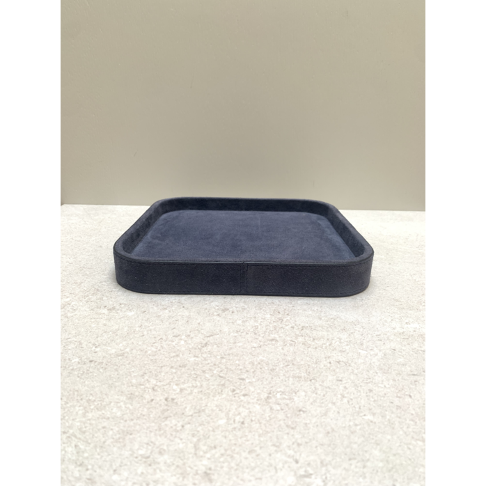 Giobagnara Polo Valet Tray Square S Suede (HV121) - Royal blue (A12)