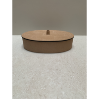 Harris Trinket Box Oval Short L wave (HB071) - moonsand (G63)