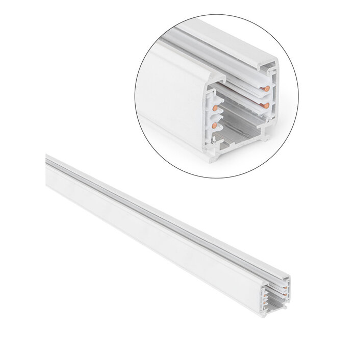 Maretti Lighting MAR-TRACK 3-PHASE TRACK 2M WHITE