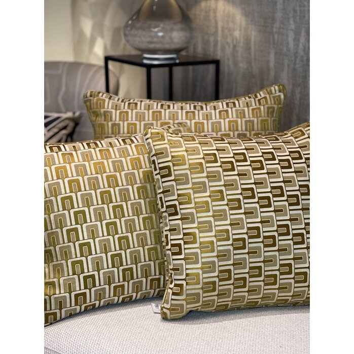 Proluca Design Pillow set of 3 Metaphores - Ochre Yellow