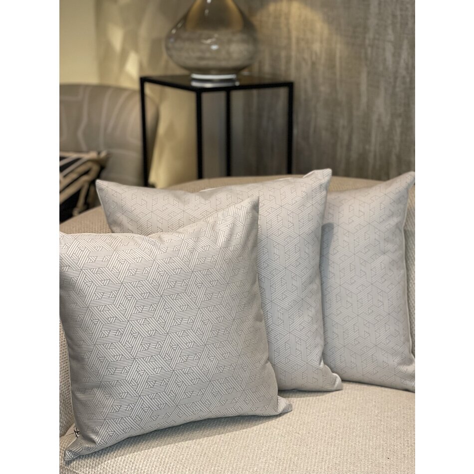 Pillow set of 3 Hermés Constance Cube - Grey Pillow set of 3 Hermés Constance Cube - Grey