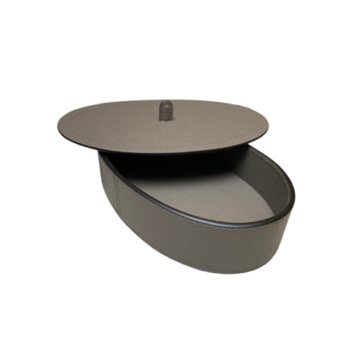 Giobagnara Harris Trinket Box Oval Large Short (HB071) - Smoke (G24) Giobagnara Harris Trinket Box Oval Large Short (HB071) - Smoke (G24)