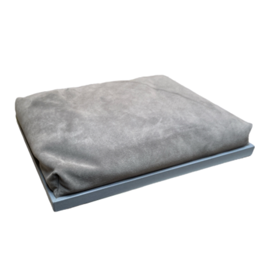 Giobagnara Teddy Bed Tray Large Printed Calfskin Golf (TV072) -  Lilac grey (G29)