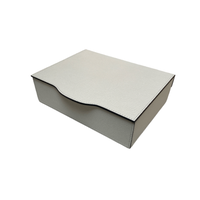 Luna Trinket Box Rectangular Small Printed Calfskin (HB311) - Light Grey (G37)