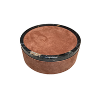 Polo Marmo Stackable Box Round small Suede (HB641M55) - Siena (A08)
