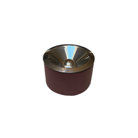Lotus Ashtray Printed Calfskin (VS075) - Bordeaux (G17)