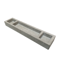 Trebic Pen Holder Calfskin Suede (SA060) Light Grey (A37)