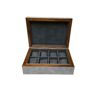 Frank Watches Box Monochrome Suede (GS020) - Grey (A18)