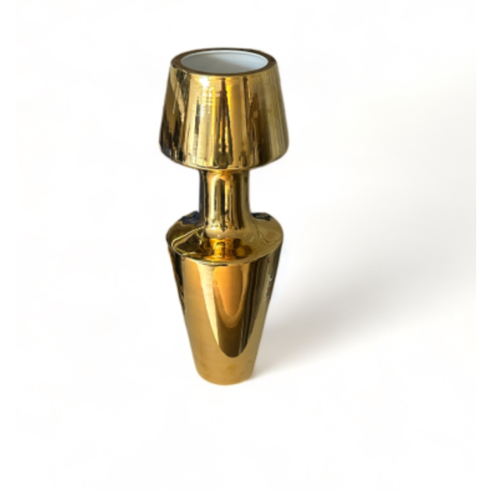 Bosa Ceramiche Vase Panciuto Gold