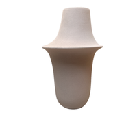 Isole Narrow Vase 2. - Rough Vintage Pink Out - Glossy Pink Chic In