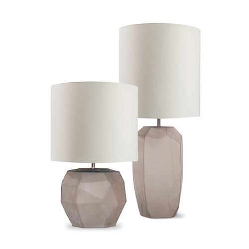 Guaxs Tablelamp Cubistic Tall Smokegrey - Light Shade