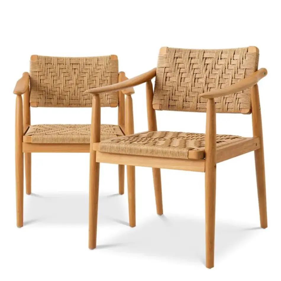 Eichholtz Outdoor Dining Chair Coral Bay set of 2