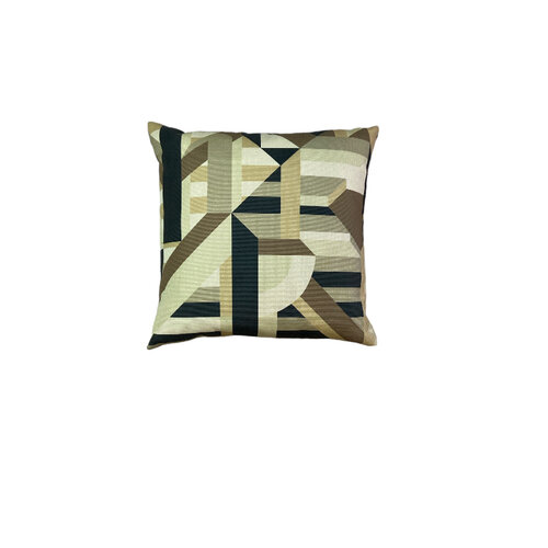Proluca Design Cushion Outdoor Hermès - Beige/Green - 35x35 cm