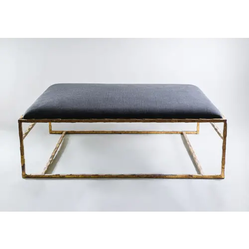 Porta Romana Giacometti Ottoman Rectangular Porta Romana Giacometti Ottoman Rectangular