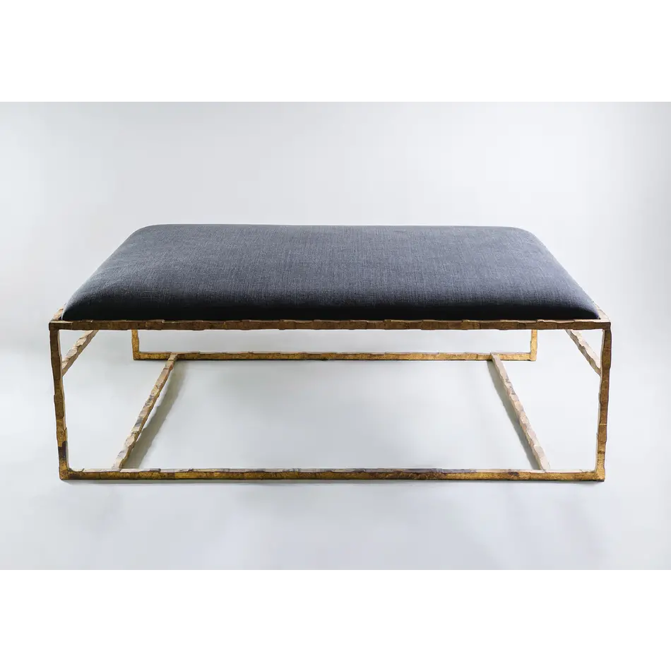 Porta Romana Giacometti Ottoman Rectangular Porta Romana Giacometti Ottoman Rectangular