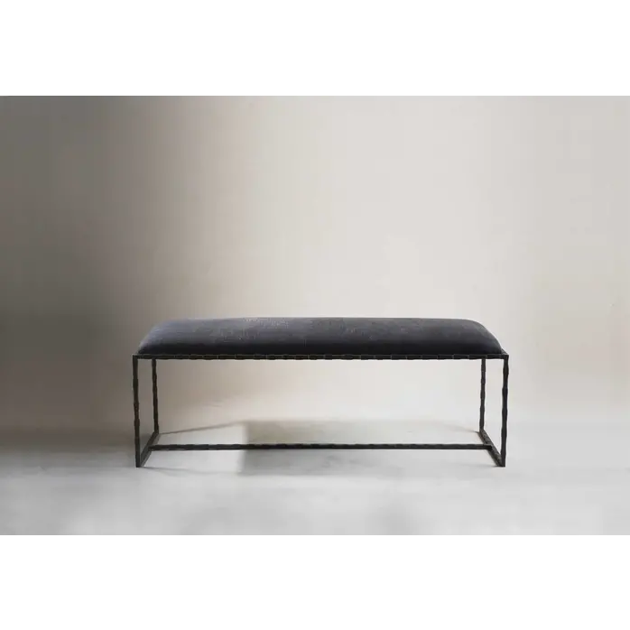 Porta Romana Giacometti Slimline Bench Carbon Porta Romana Giacometti Slimline Bench Carbon