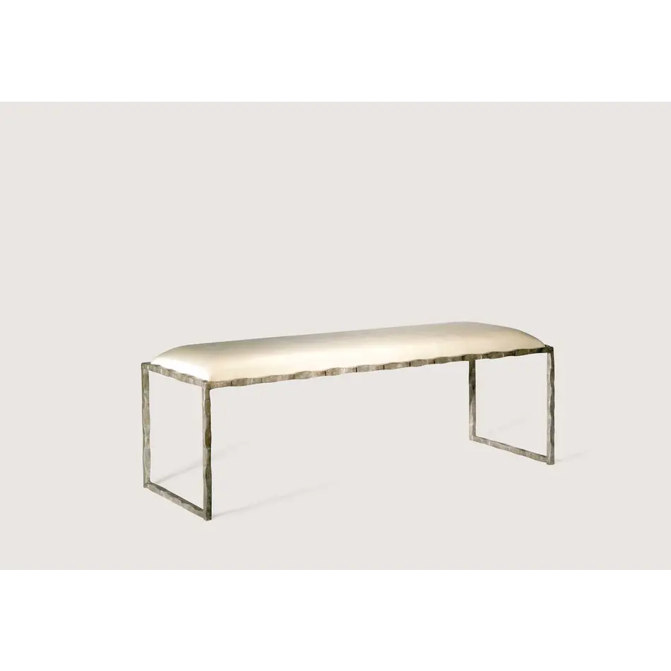 Porta Romana Giacometti Bed And Bench Burnt Silver