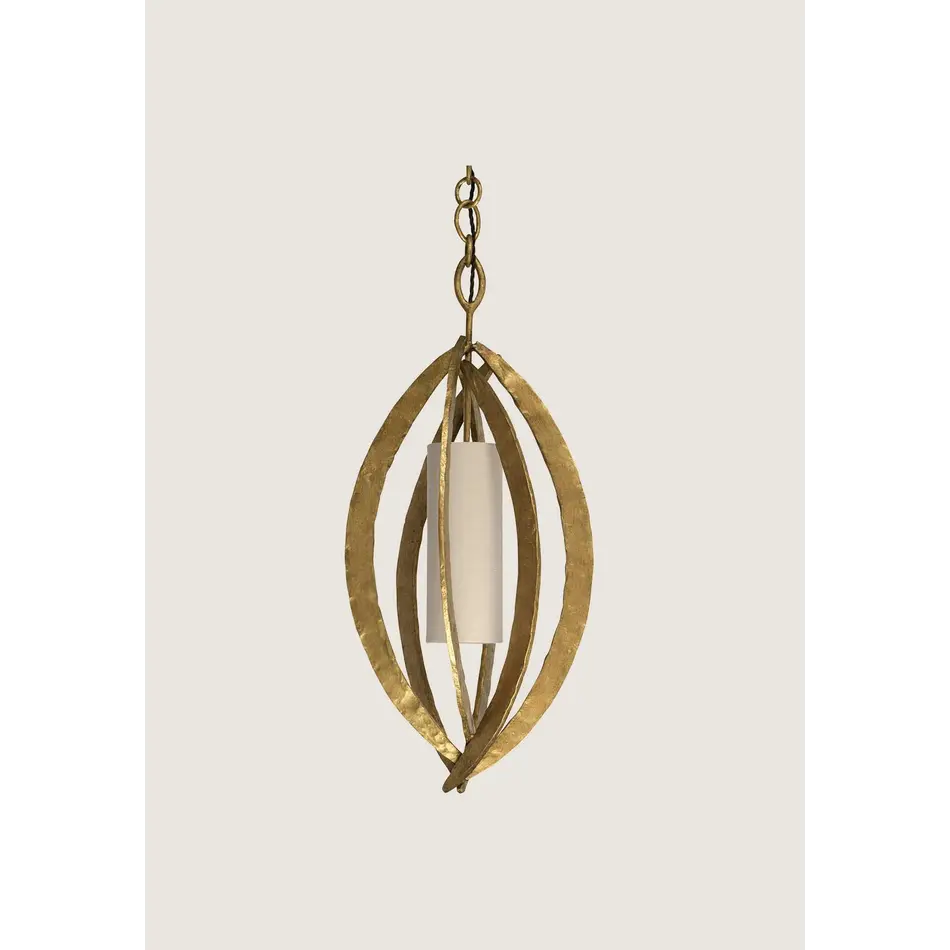 Porta Romana Miro Chandelier French Brass