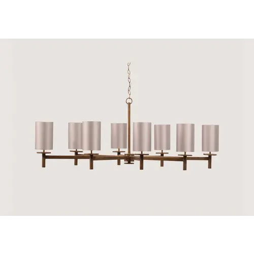 Porta Romana Neptune Chandelier Large French Brass