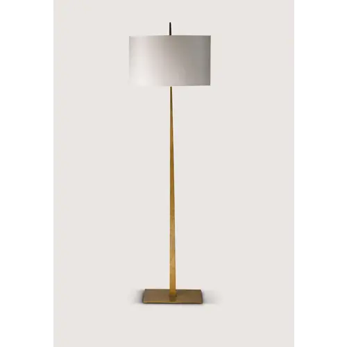 Porta Romana Tapering Harral Floor Lamp French Brass