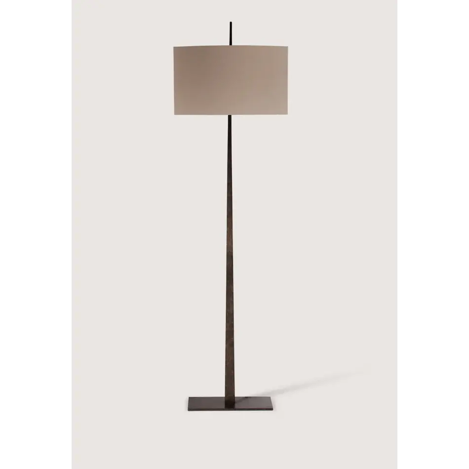 Porta Romana Tapering Harral Floor Lamp Bronze