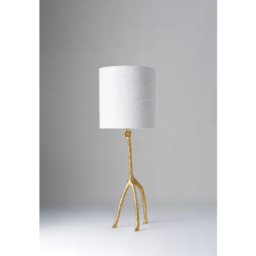 Porta Romana Giraffe Lamp Decayed Gold