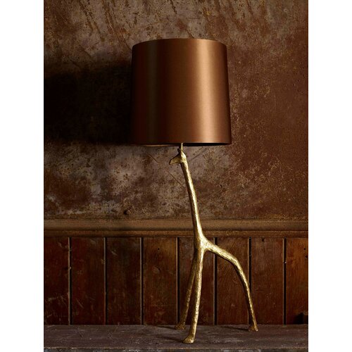 Porta Romana Giraffe Lamp Decayed Gold