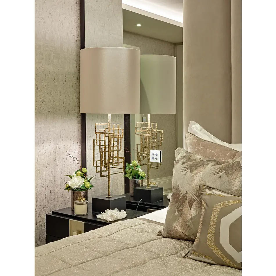 Porta Romana Kinetic Lamp Gurney Gold Porta Romana Kinetic Lamp Gurney Gold