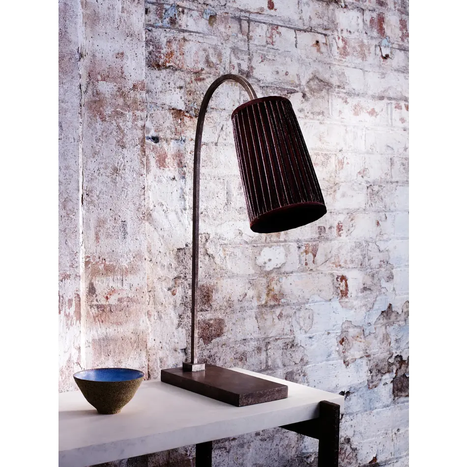 Porta Romana Willow Lamp Burnt Silver