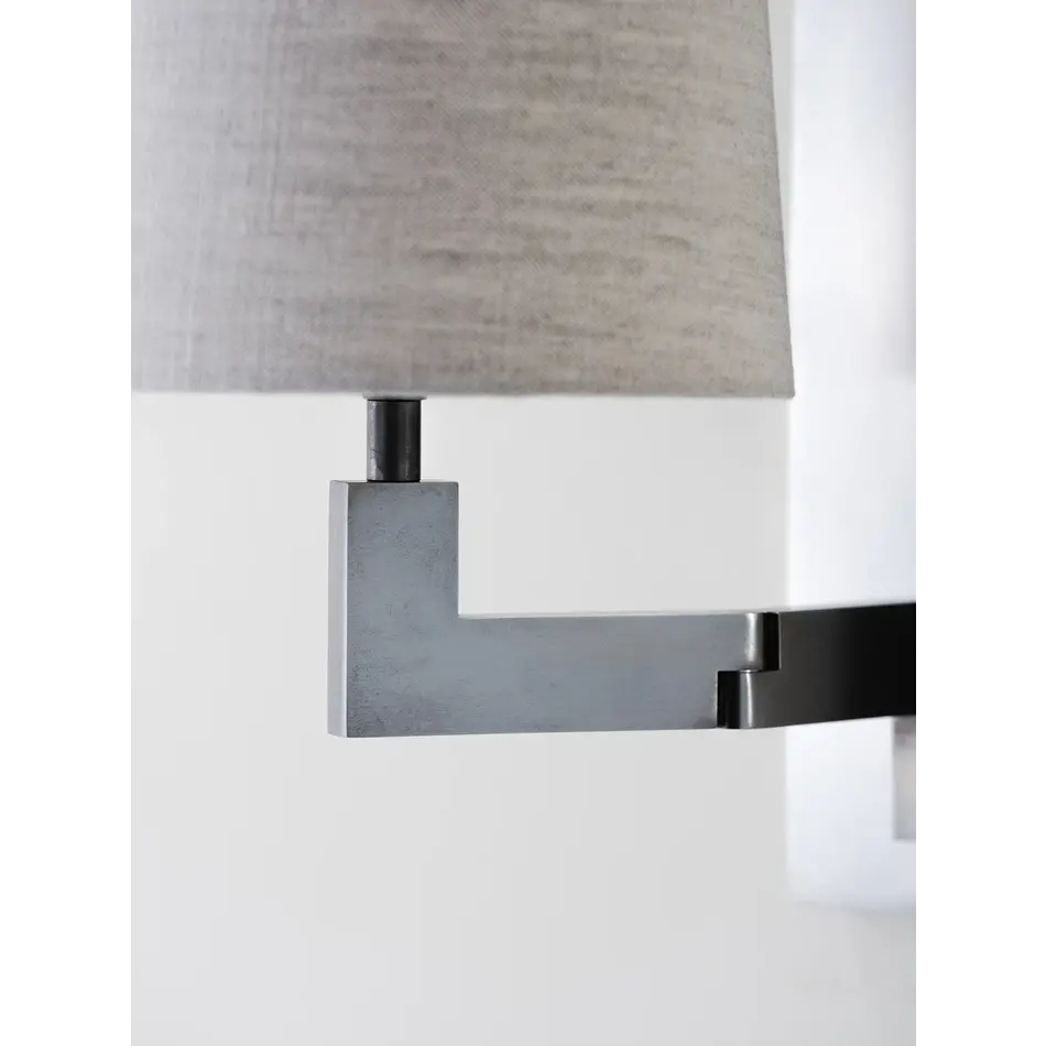 Porta Romana Library Wall Light Gunmetal