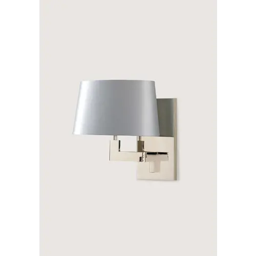 Porta Romana Library Wall Light Nickel