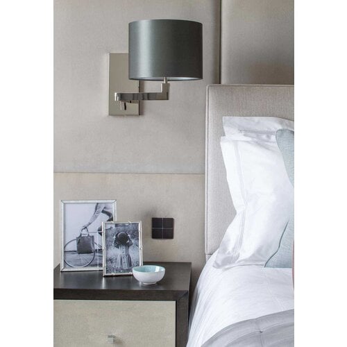 Porta Romana Library Wall Light Nickel