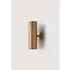 Pillar Wall Light French Brass