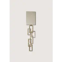 Large Salperton Wall Light White Gold