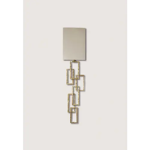 Porta Romana Large Salperton Wall Light White Gold