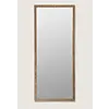 Large Rectangular Trevose Mirror French Brass