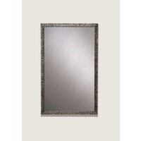 Small Rectangular Trevose Mirror Burnt Silver