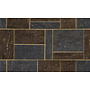 Khatam - Modern Mosaic - Anthracite / Brown / Natural