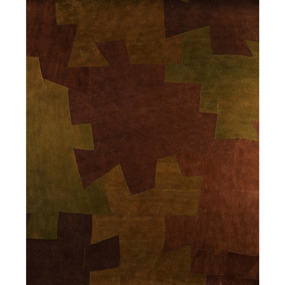 Arte Bark Cloth - Panoramique - Green Brown Bark