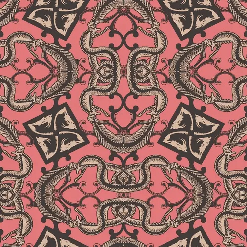 Arte Flavor Paper - Snake Bit - Pink / Grey / Beige