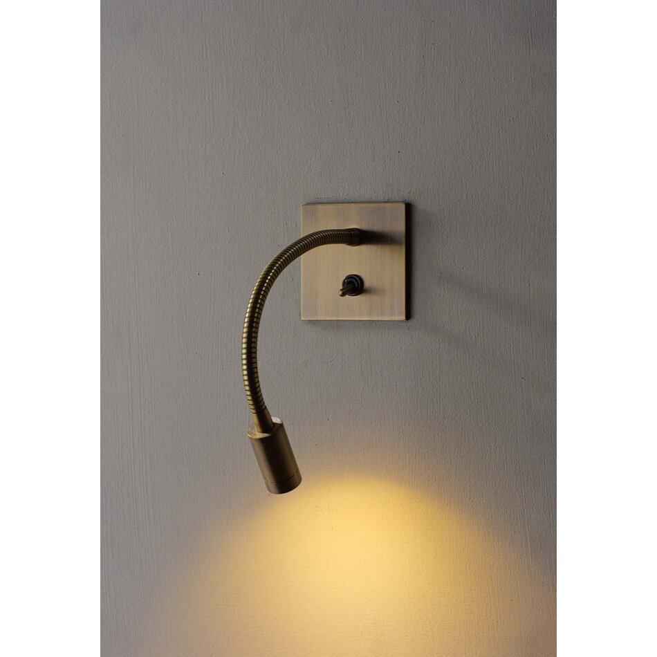 Porta Romana Small Jordan Wall Light Antique Brass