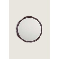 Bark Mirror Burnt Wood
