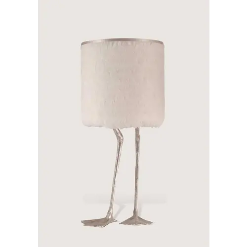 Porta Romana Duck Feet Lamp Decayed Silver