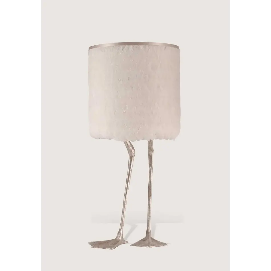 Porta Romana Duck Feet Lamp Decayed Silver